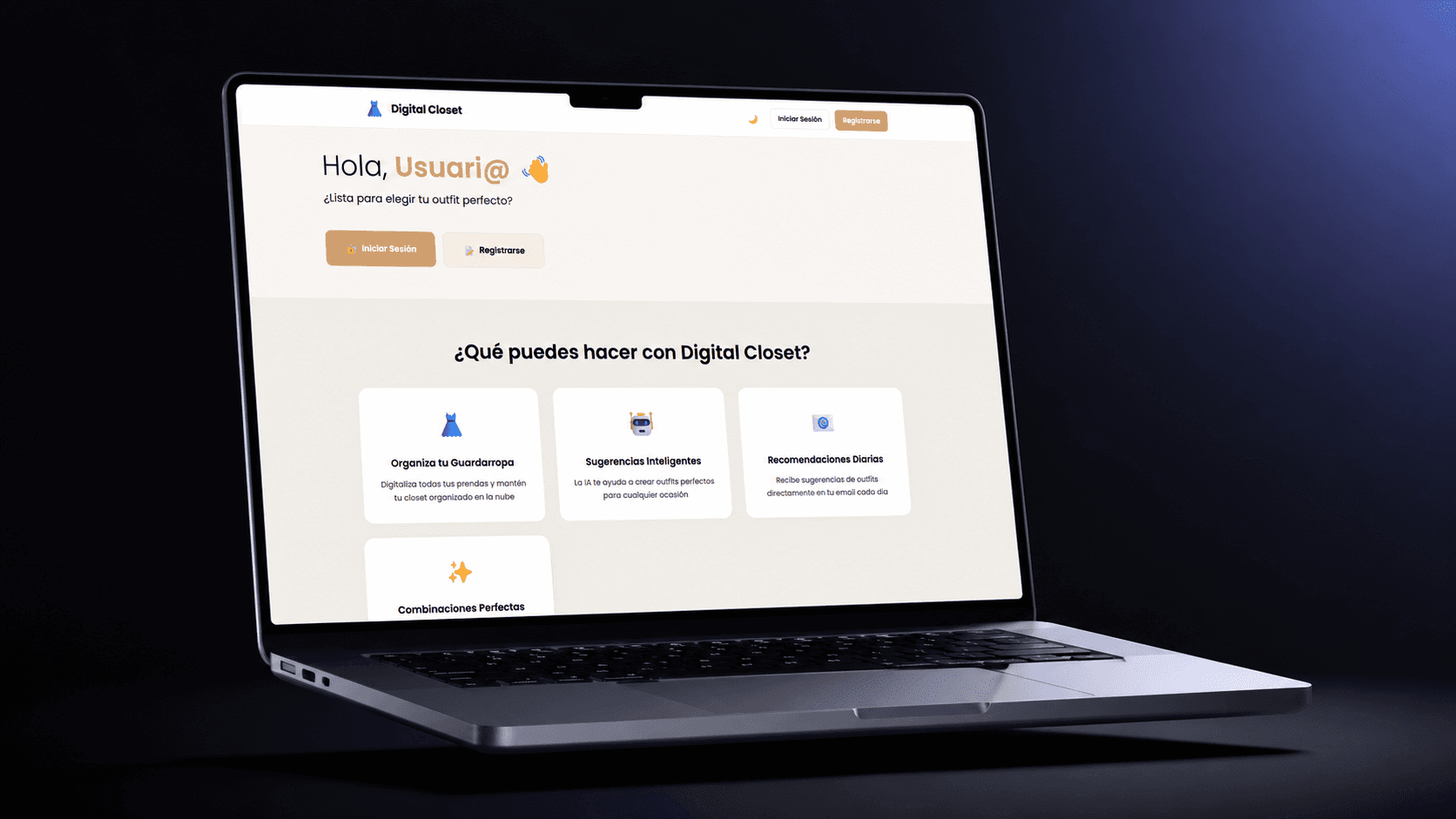Portada de la demo para Digital Closet AI