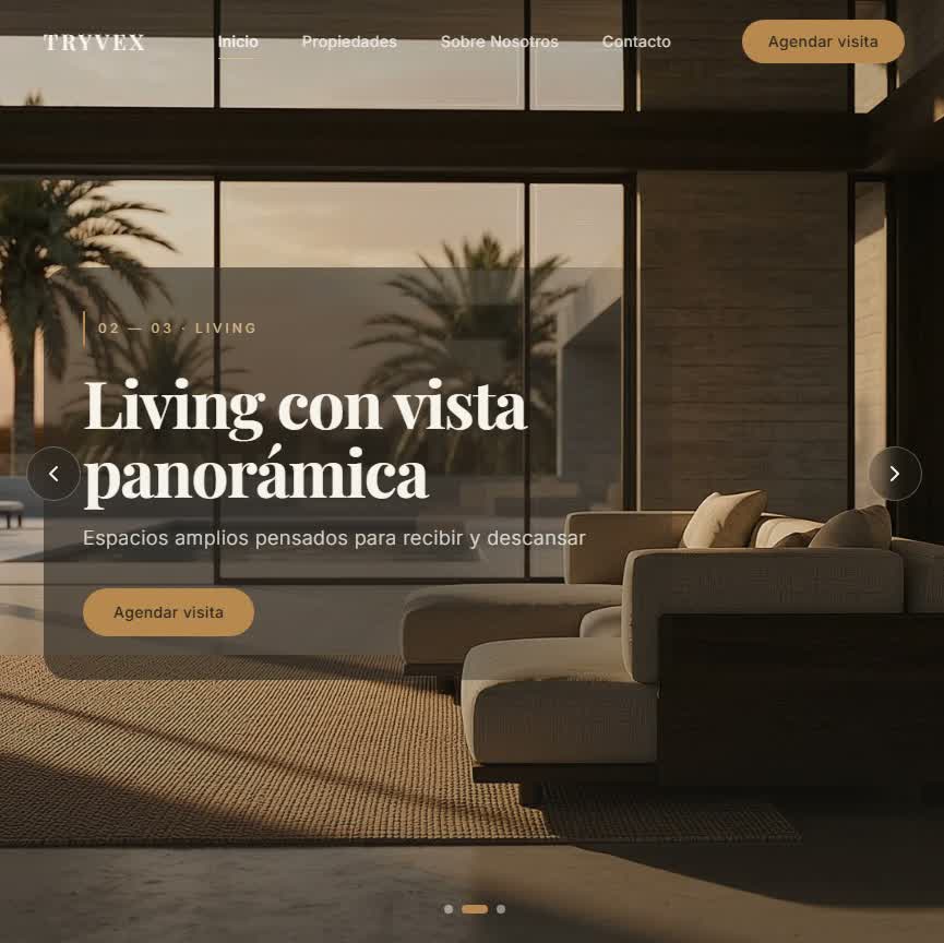 Portada de la demo para Inmobiliaria de lujo
