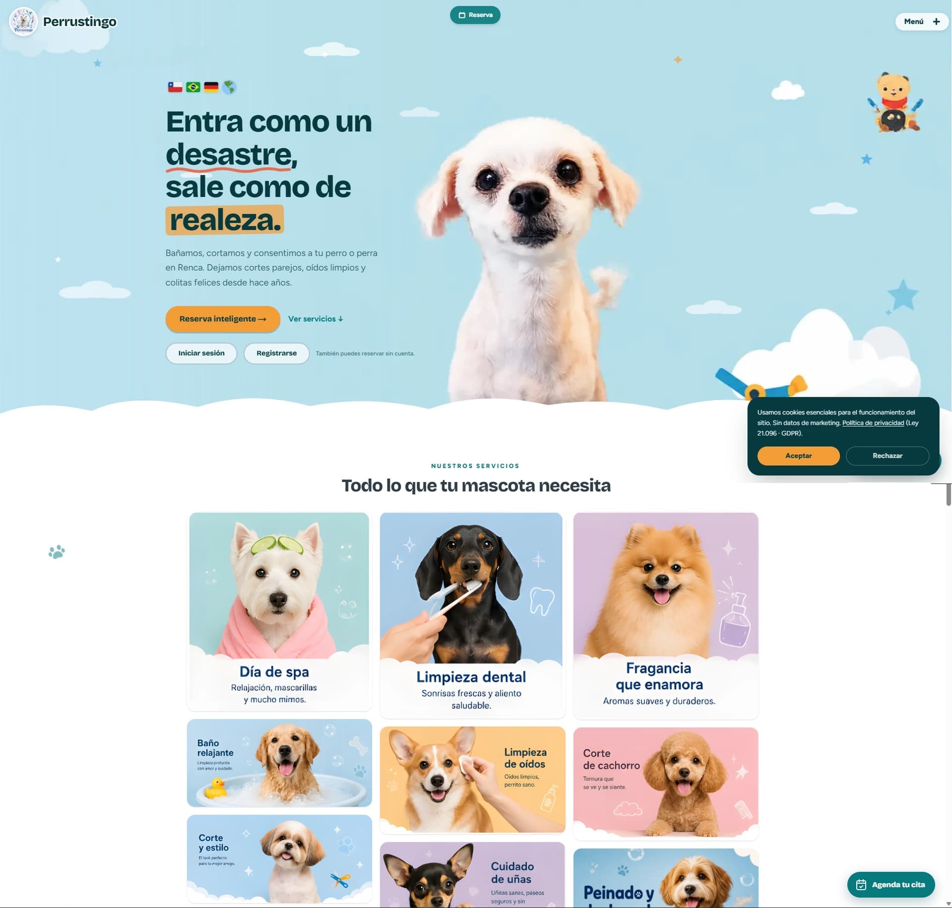 Portada de la demo para Perrustingo